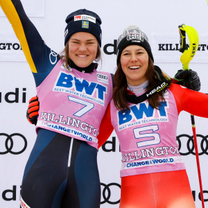 Debut victories for Wendy Holdener and Anna Swenn-Larsson 