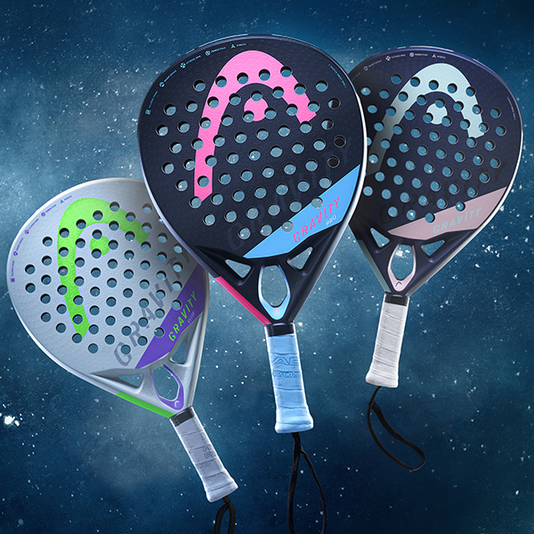 DOMINATE YOUR SHOT WITH THE NEW HEAD GRAVITY PADEL RACQUET SERIES