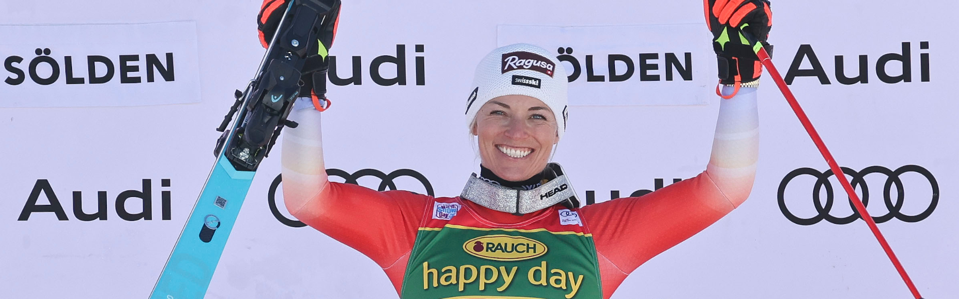 Lara Gut-Behrami wins opening event in Sölden
