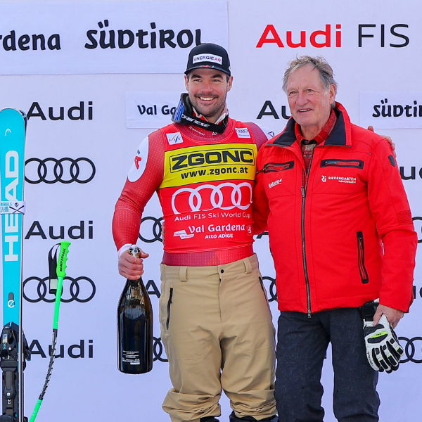 Vincent Kriechmayr wins the Super-G in Val Gardena