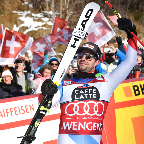 Two victories for the HEAD World Cup Rebels in Wengen