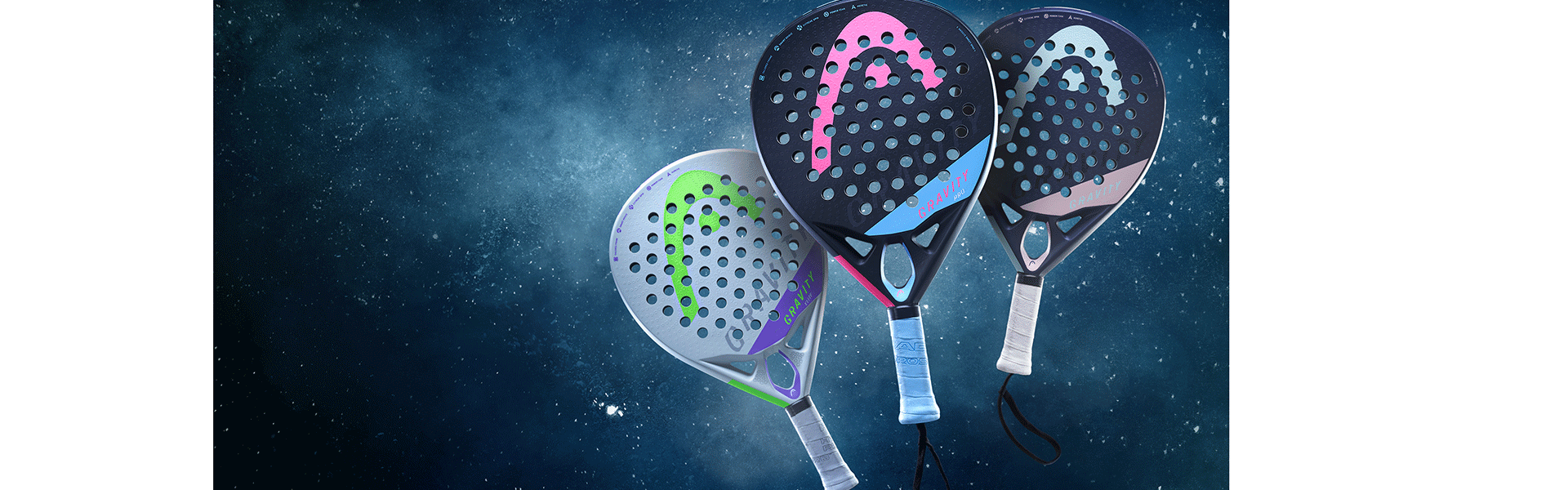DOMINATE YOUR SHOT WITH THE NEW HEAD GRAVITY PADEL RACQUET SERIES