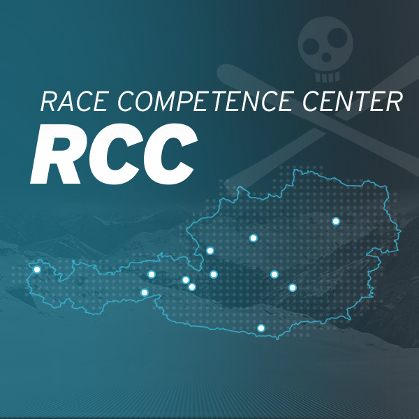 HEAD Race Competence Center Standorte in Österreich auf einer Karte eingezeichnet