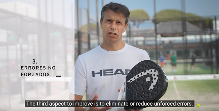 Exercise to eliminate unforced errors - padel tennis