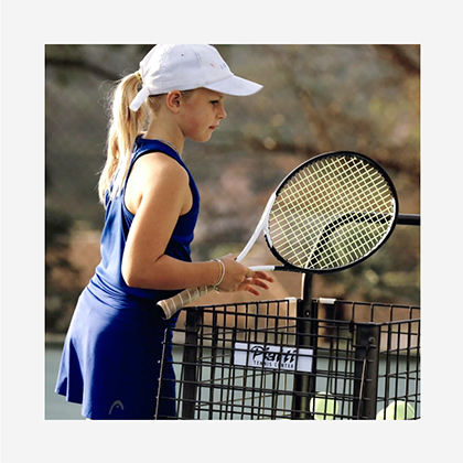 John Mc Enroe and girl tennis player